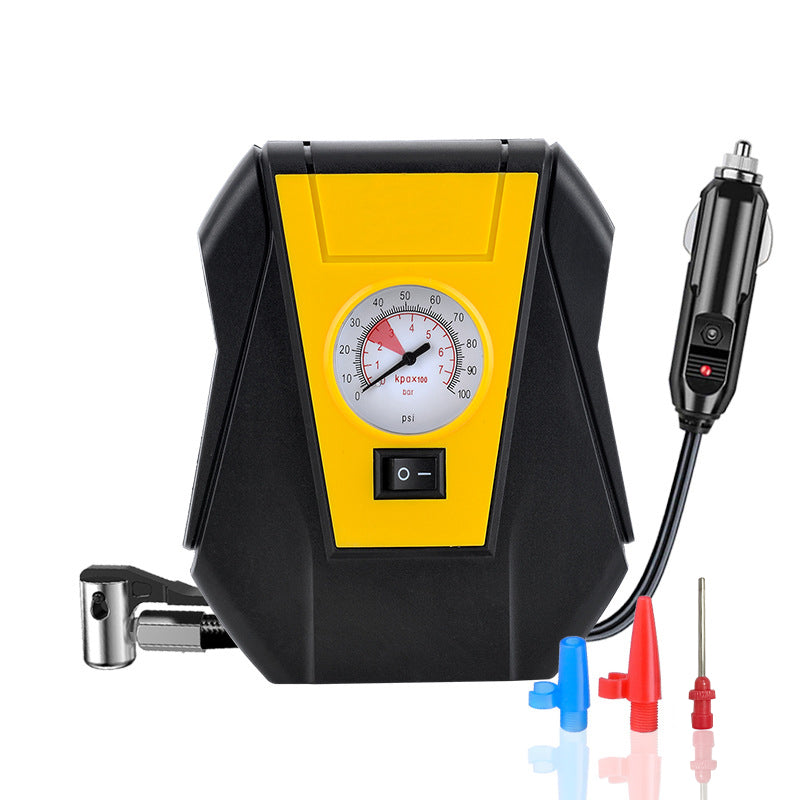 Portable 12V Car Tire Inflator – Compact Electric Air Compressor